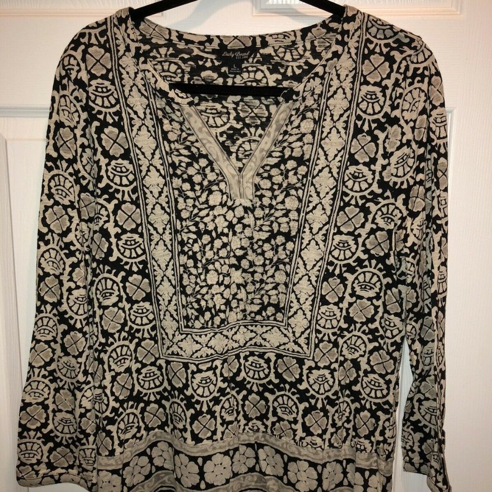 Lucky Brand Womens TOP SIZE L LARGE